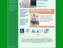 Tablet Screenshot of devoirfitness.com